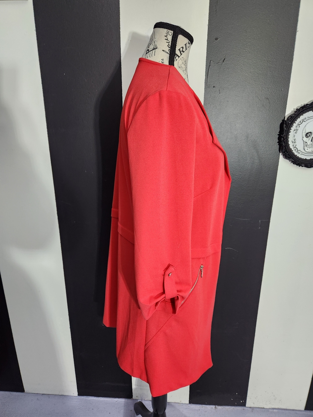Open-Front Trench Coat - Picture 2 of 5